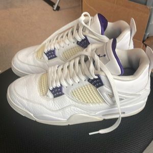 Jordan 4 purple metallic